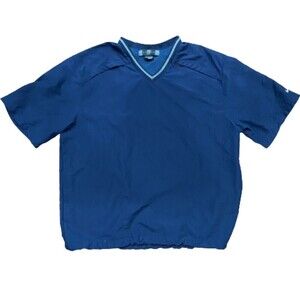 Nike Golf Vintage Vented Navy Blue Windbreaker Jacket Men's Size Extra Large